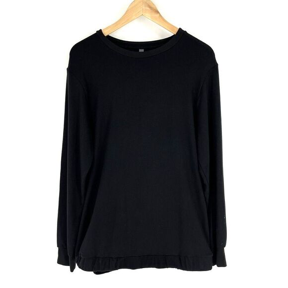 Commando Shirt Size Medium Womens Black Long Sleeve Tunic Top Butter Lounge - Picture 1 of 8